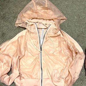 ALO Crop Pink Jacket (Small)